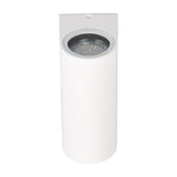 Roya Up Down Round Outdoor Wall Light – Matt White