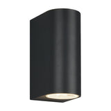 Roya Up Down Round Outdoor Wall Light – Anthracite