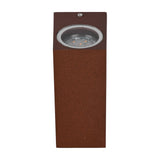 Roya Up Down Square Outdoor Wall Light – Rust