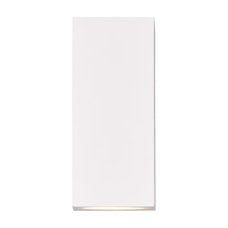 Roya Up Down Square Outdoor Wall Light – Matt White