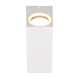 Roya Up Down Square Outdoor Wall Light – Matt White