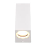 Roya Up Down Square Outdoor Wall Light – Matt White
