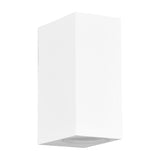 Roya Up Down Square Outdoor Wall Light – Matt White