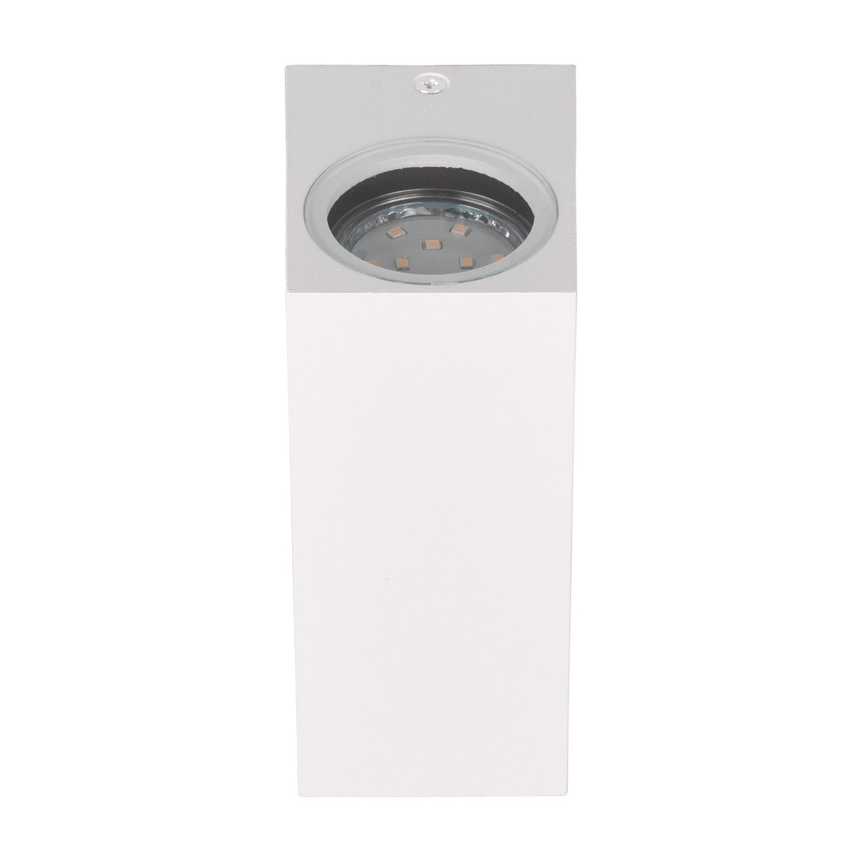 Roya Up Down Square Outdoor Wall Light – Matt White
