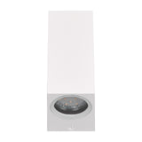 Roya Up Down Square Outdoor Wall Light – Matt White