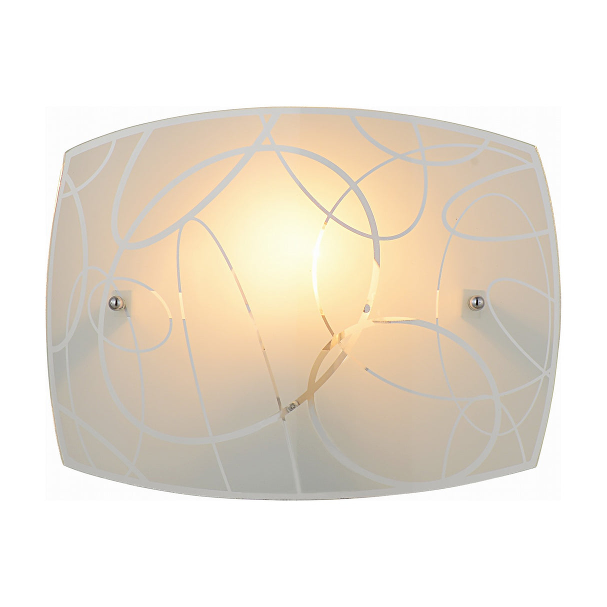 Spirelli Glass Wall Light – White