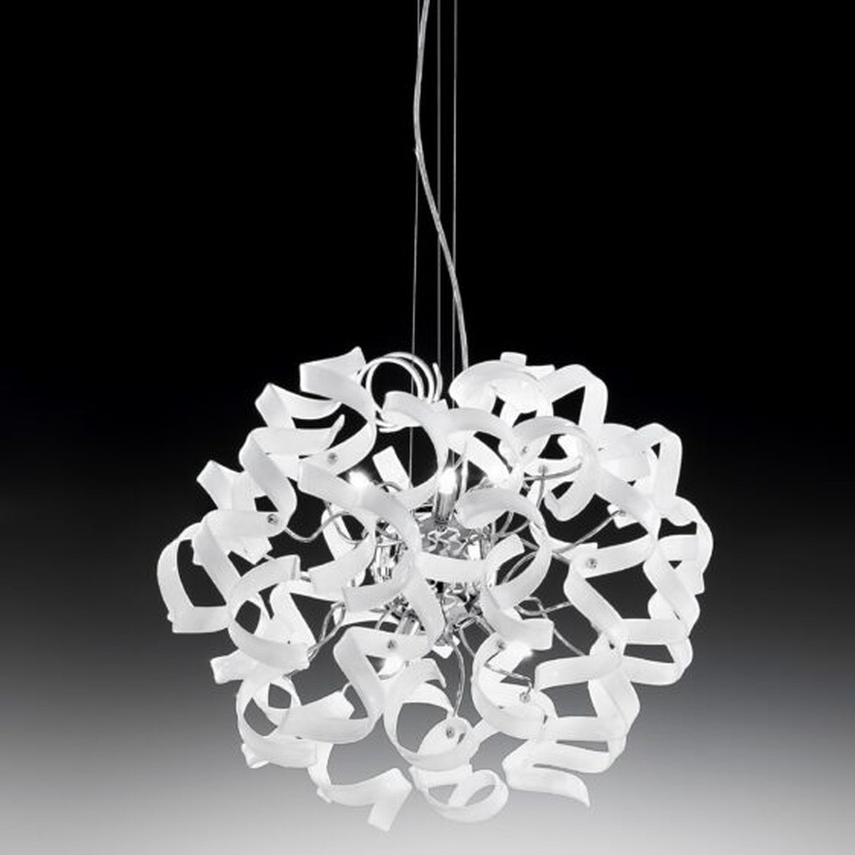 Astro 6 Light Ribbon Crystal Chandelier