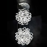 Astro 12 Light Tiered Crystal Chandelier 70cm