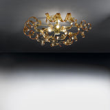 Astro 3 Light Crystal Ceiling Light 60cm