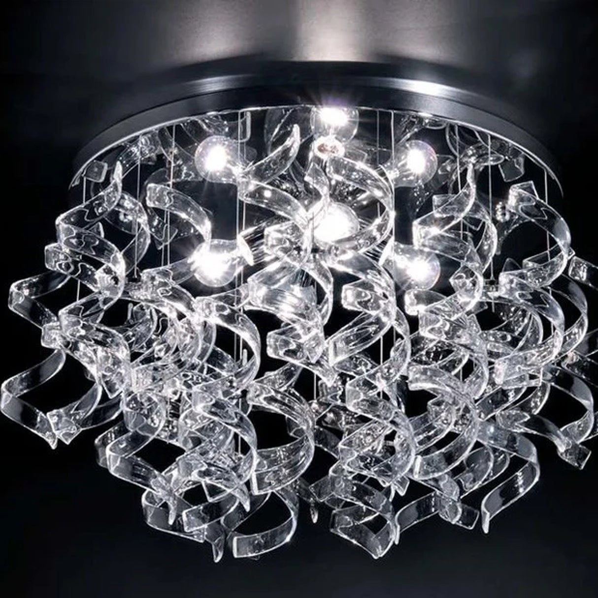 Astro 4 Light Crystal Ceiling Light