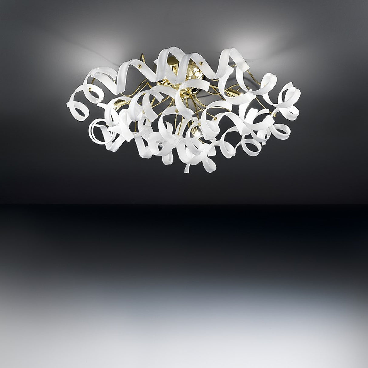 Astro 6 Light Crystal Ceiling Light 80cm
