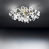 Astro 6 Light Crystal Ceiling Light 80cm