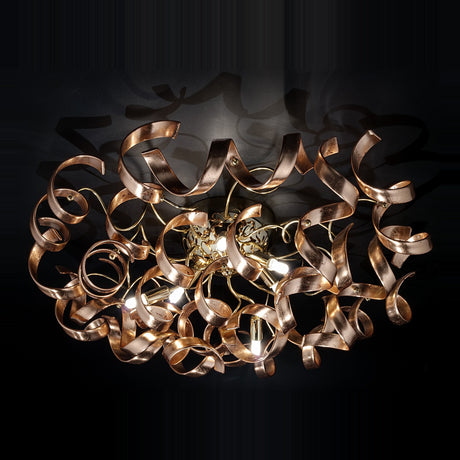 Astro 6 Light Crystal Ceiling Light 80cm