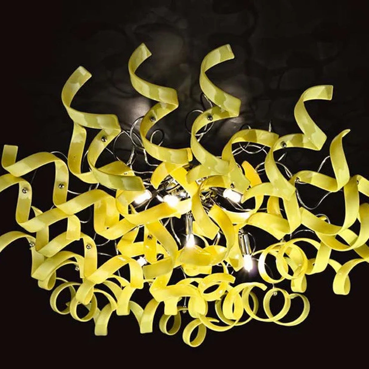 Astro 6 Light Crystal Ceiling Light 90cm