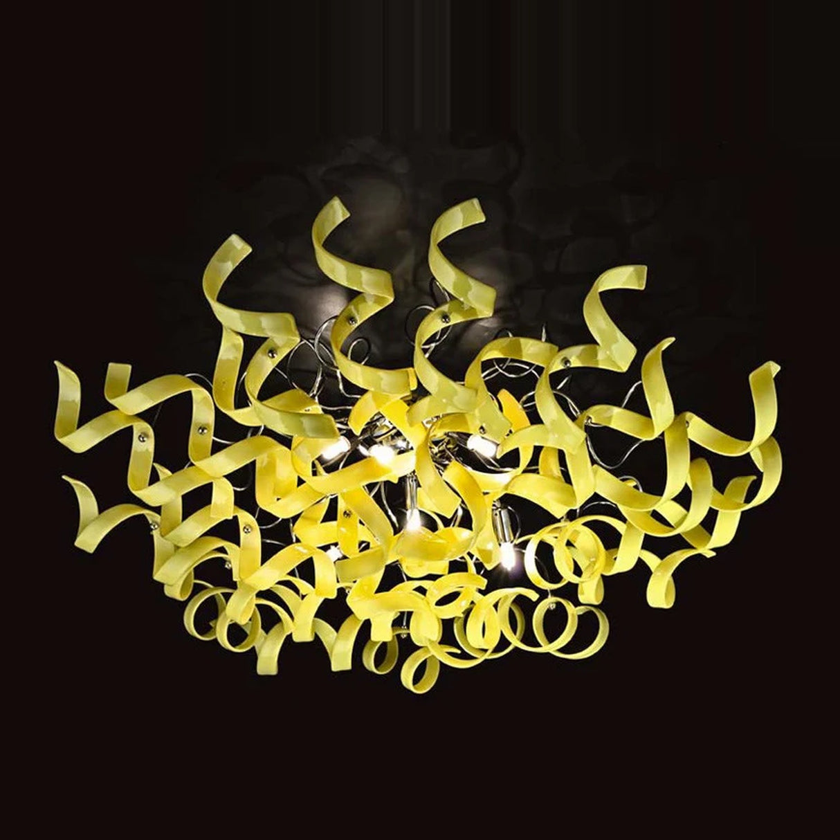 Astro 6 Light Crystal Ceiling Light 90cm