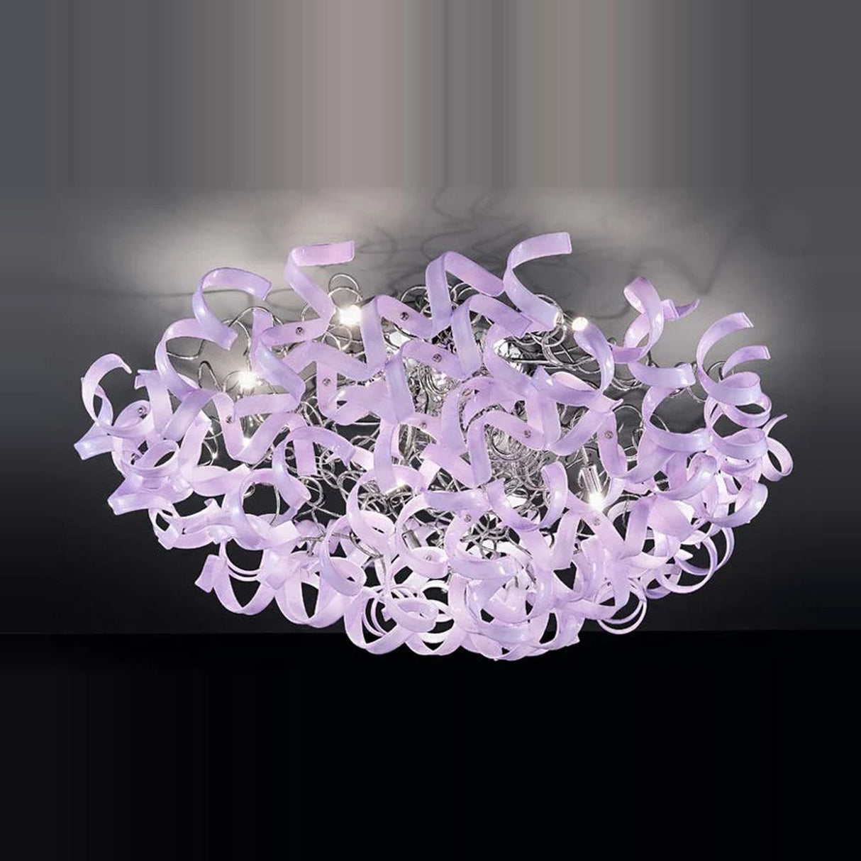 Astro 18 Light Crystal Ceiling Light