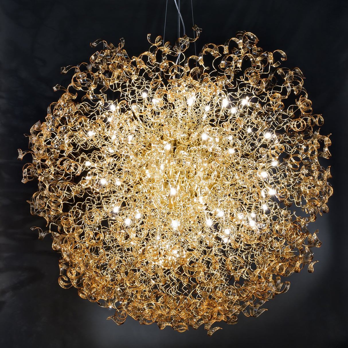 Astro 60 Light Crystal Chandelier 220cm