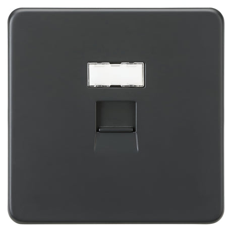 UTP CAT6a RJ45 Network Outlet - Anthracite