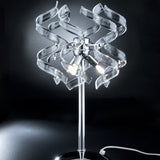 Astro 3 Light Crystal Table Lamp 30cm