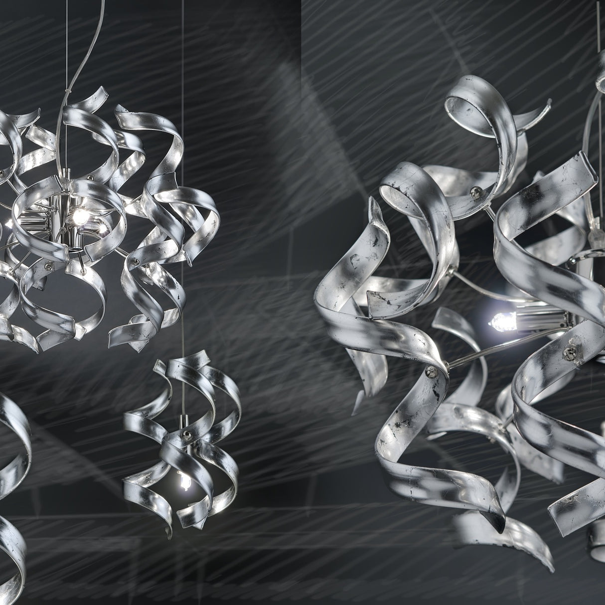 Astro 3 Light Drop Crystal Chandelier 120cm