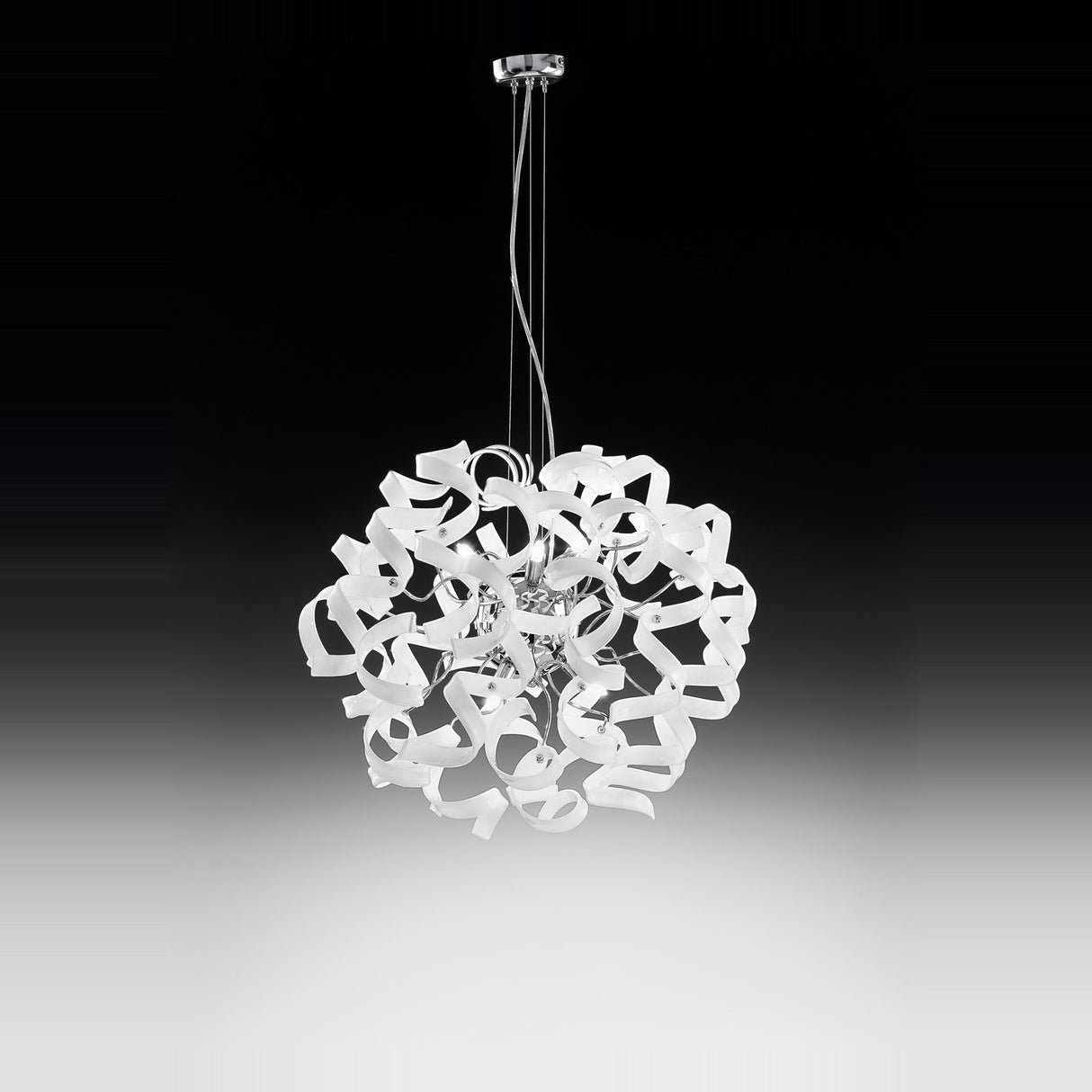 Astro 6 Light Ribbon Crystal Chandelier