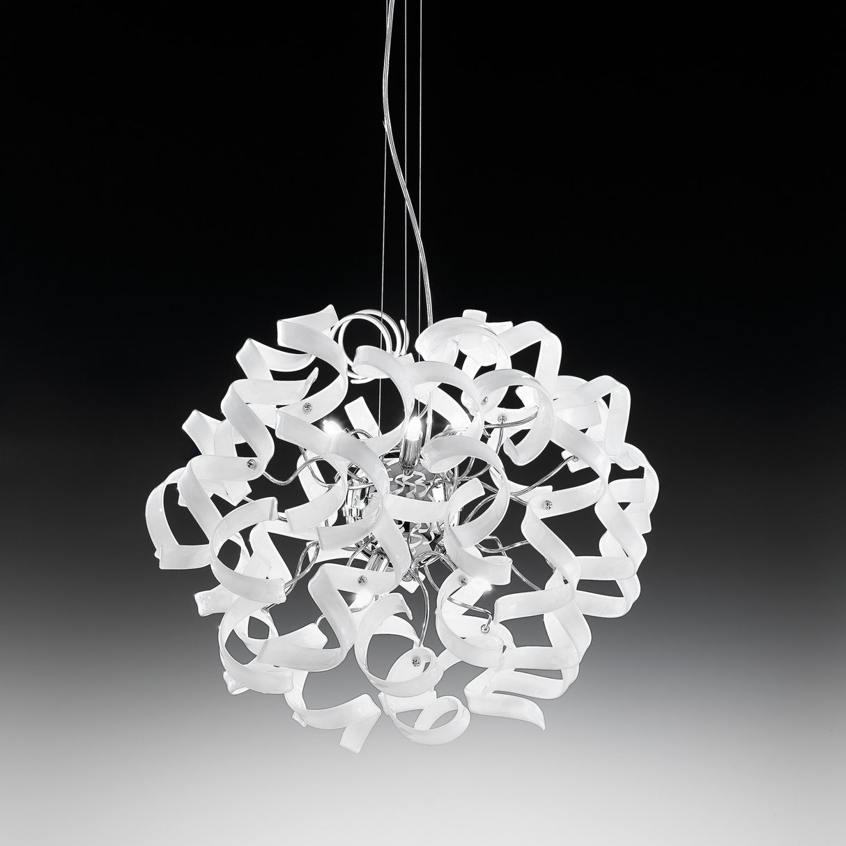 Astro 6 Light Ribbon Crystal Chandelier