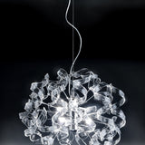 Astro 6 Light Spiral Crystal Chandelier