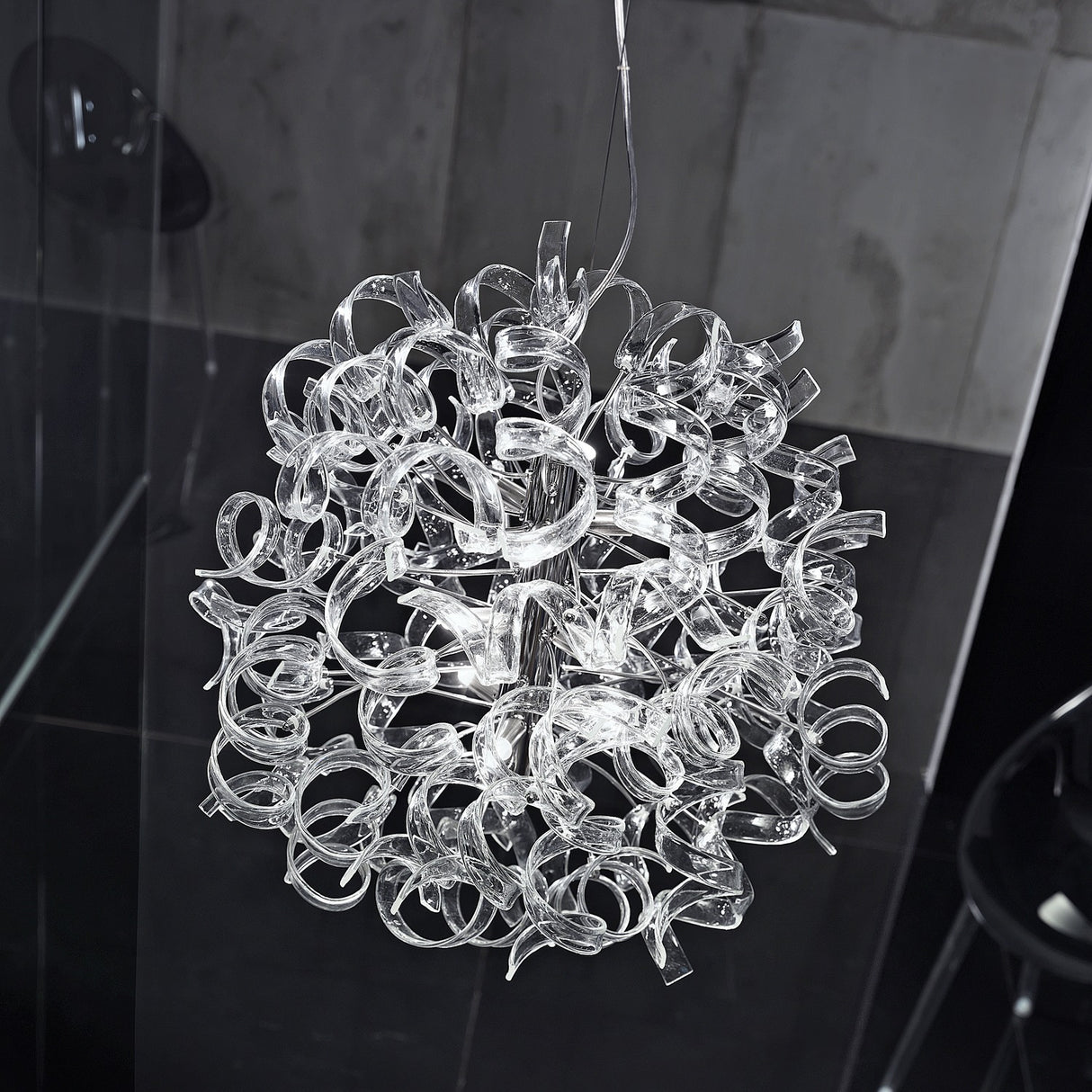Astro 9 Light Crystal Chandelier