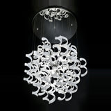 Astro 6 Light Crystal Chandelier 70cm