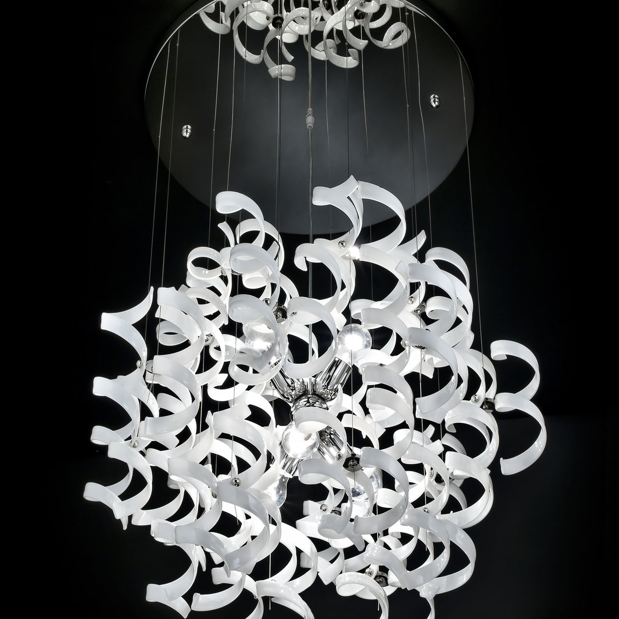Astro 6 Light Crystal Chandelier 70cm
