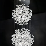 Astro 12 Light Tiered Crystal Chandelier 70cm