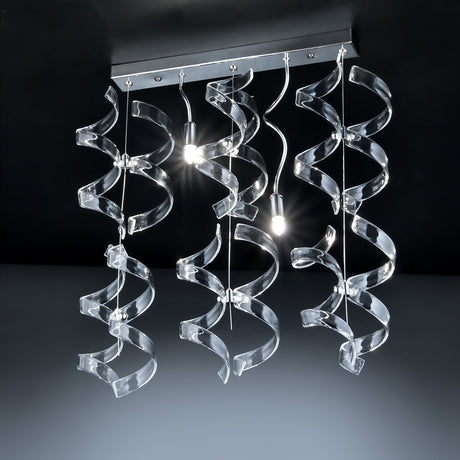Astro 2 Light Crystal Chandelier