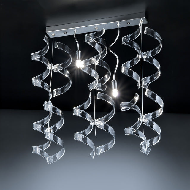 Astro 2 Light Crystal Chandelier