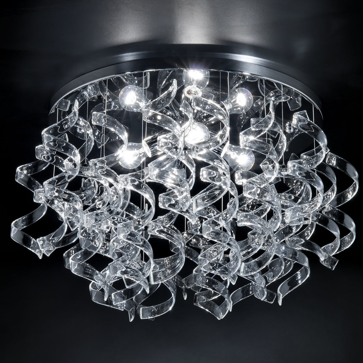 Astro 4 Light Crystal Ceiling Light