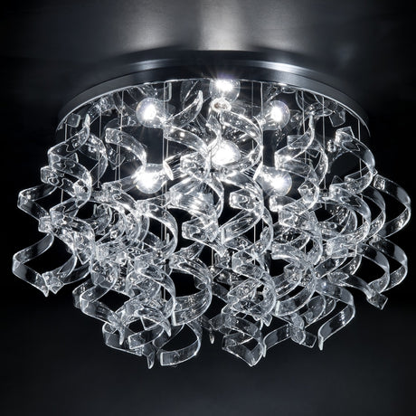 Astro 4 Light Crystal Ceiling Light