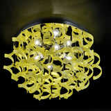 Astro 4 Light Crystal Ceiling Light