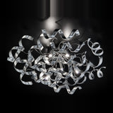 Astro 6 Light Crystal Ceiling Light 80cm