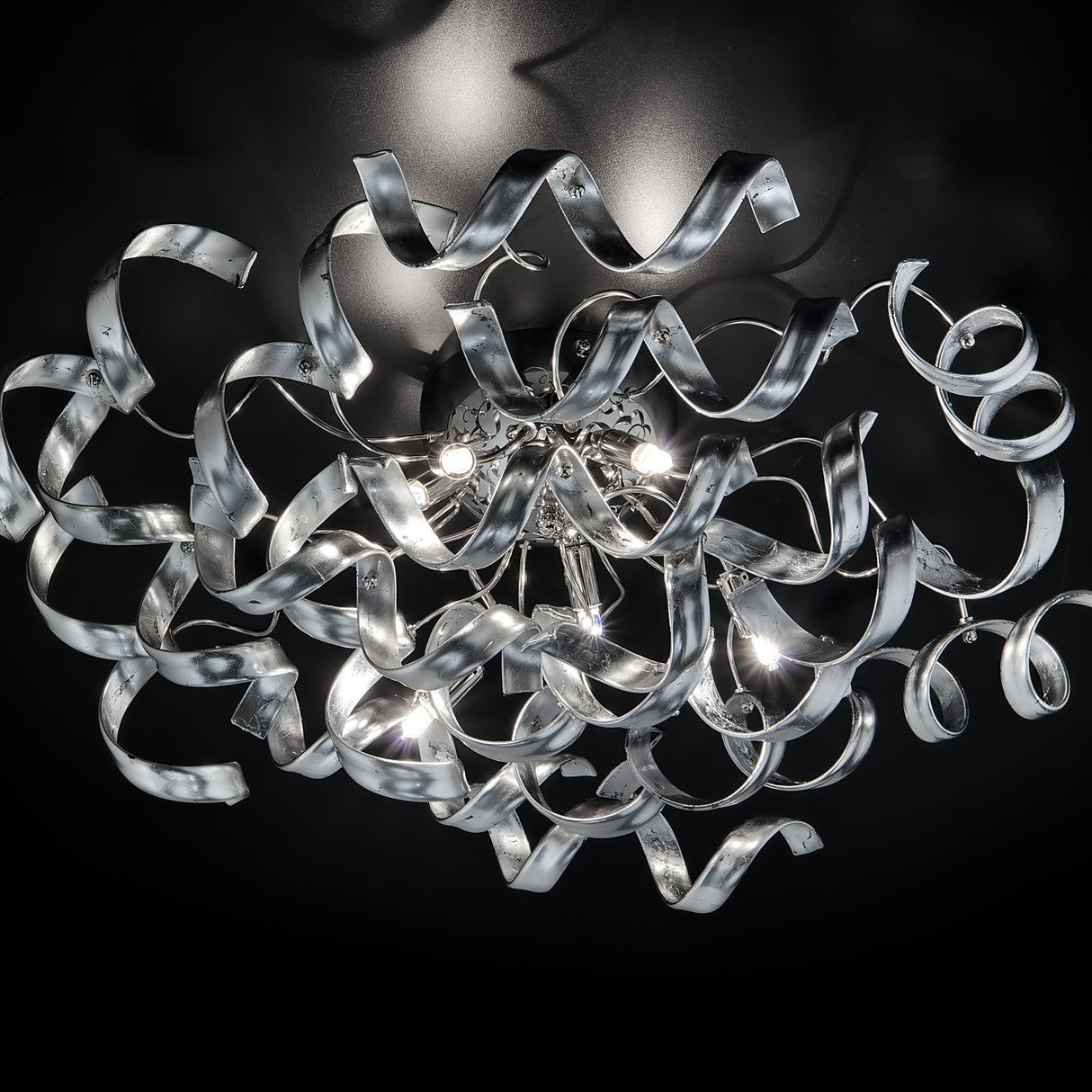 Astro 6 Light Crystal Ceiling Light 80cm