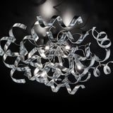 Astro 6 Light Crystal Ceiling Light 80cm