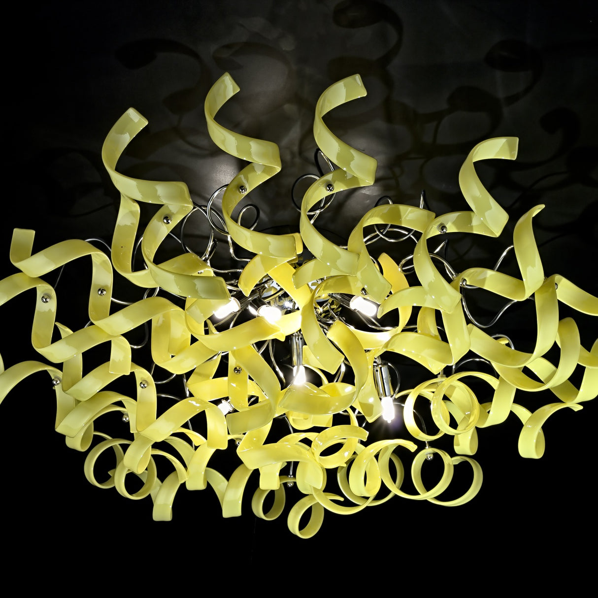 Astro 6 Light Crystal Ceiling Light 90cm