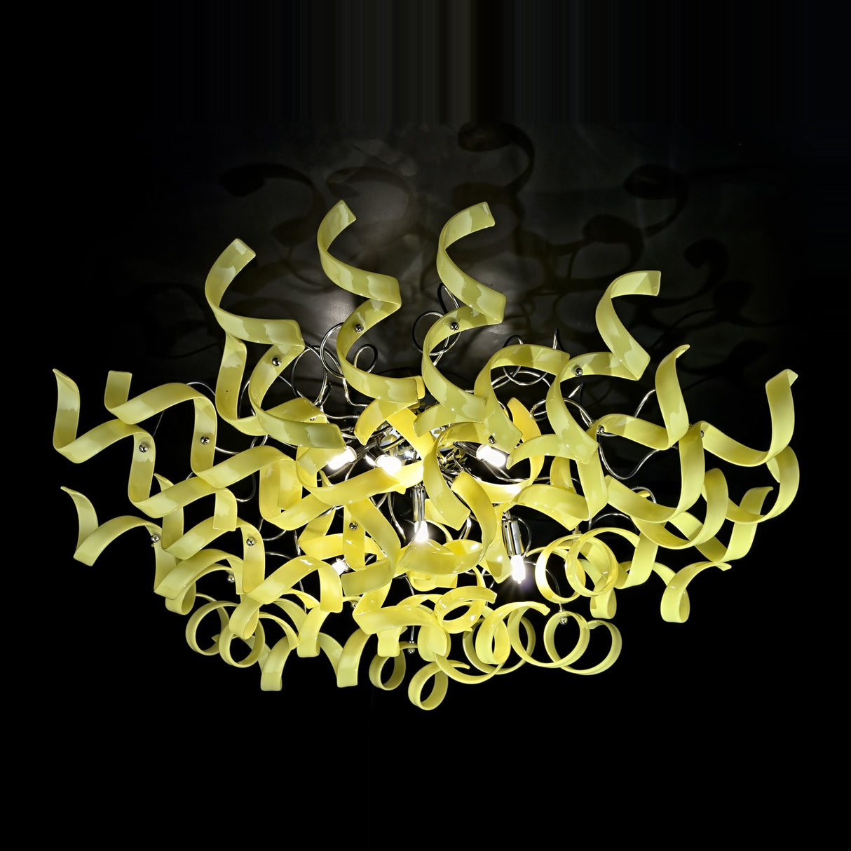 Astro 6 Light Crystal Ceiling Light 90cm