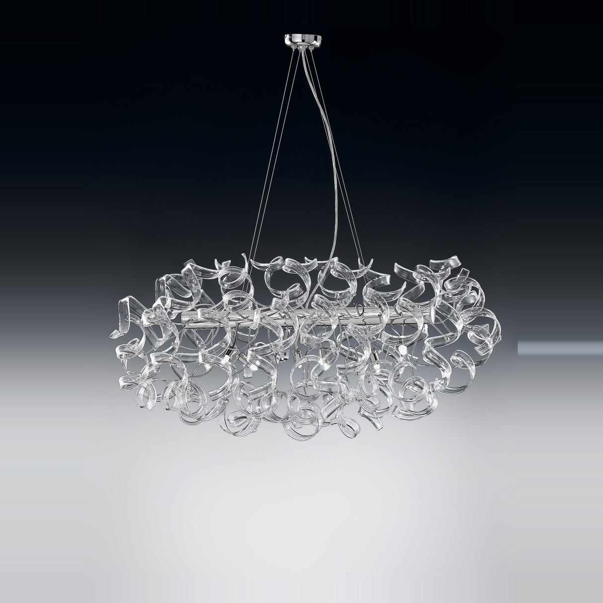Astro 6 Light Crystal Chandelier 90cm