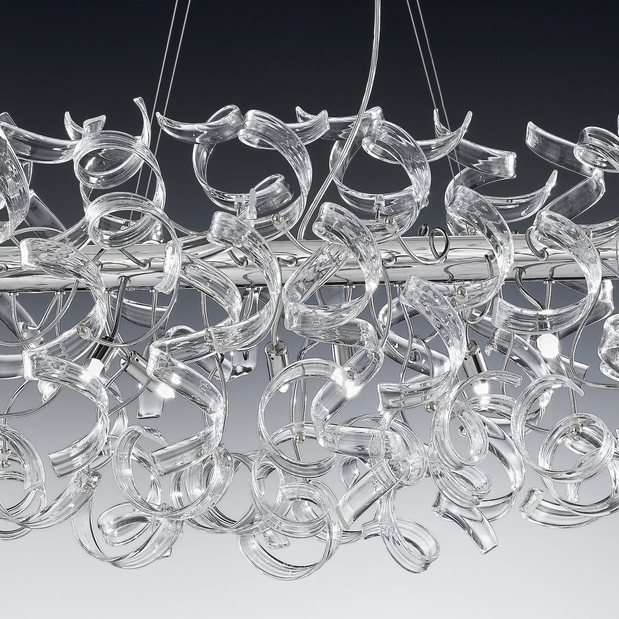 Astro 6 Light Crystal Chandelier 90cm