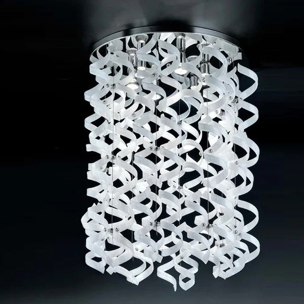 Astro 4 Light Crystal Chandelier 70cm