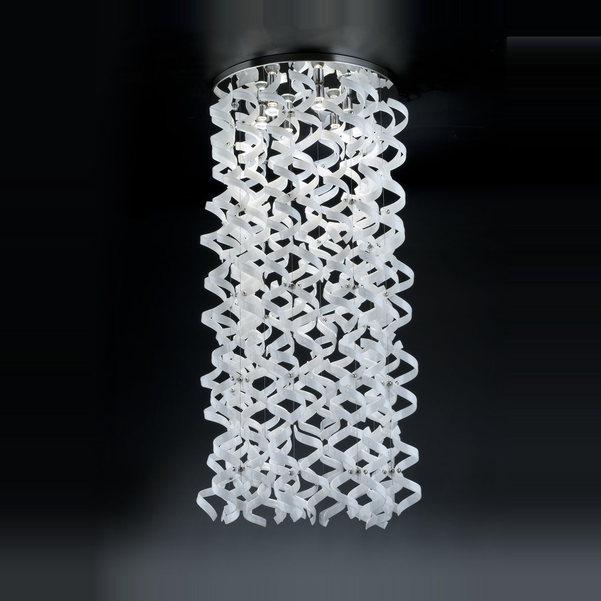 Astro 8 Light Crystal Chandelier 110cm