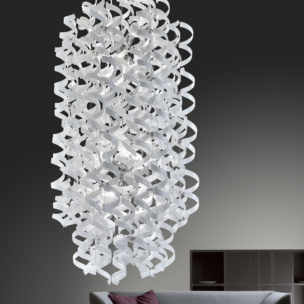 Astro 12 Light Crystal Chandelier 70cm