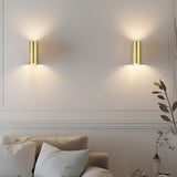 Cleo Up Down Tube Wall Light – Gold