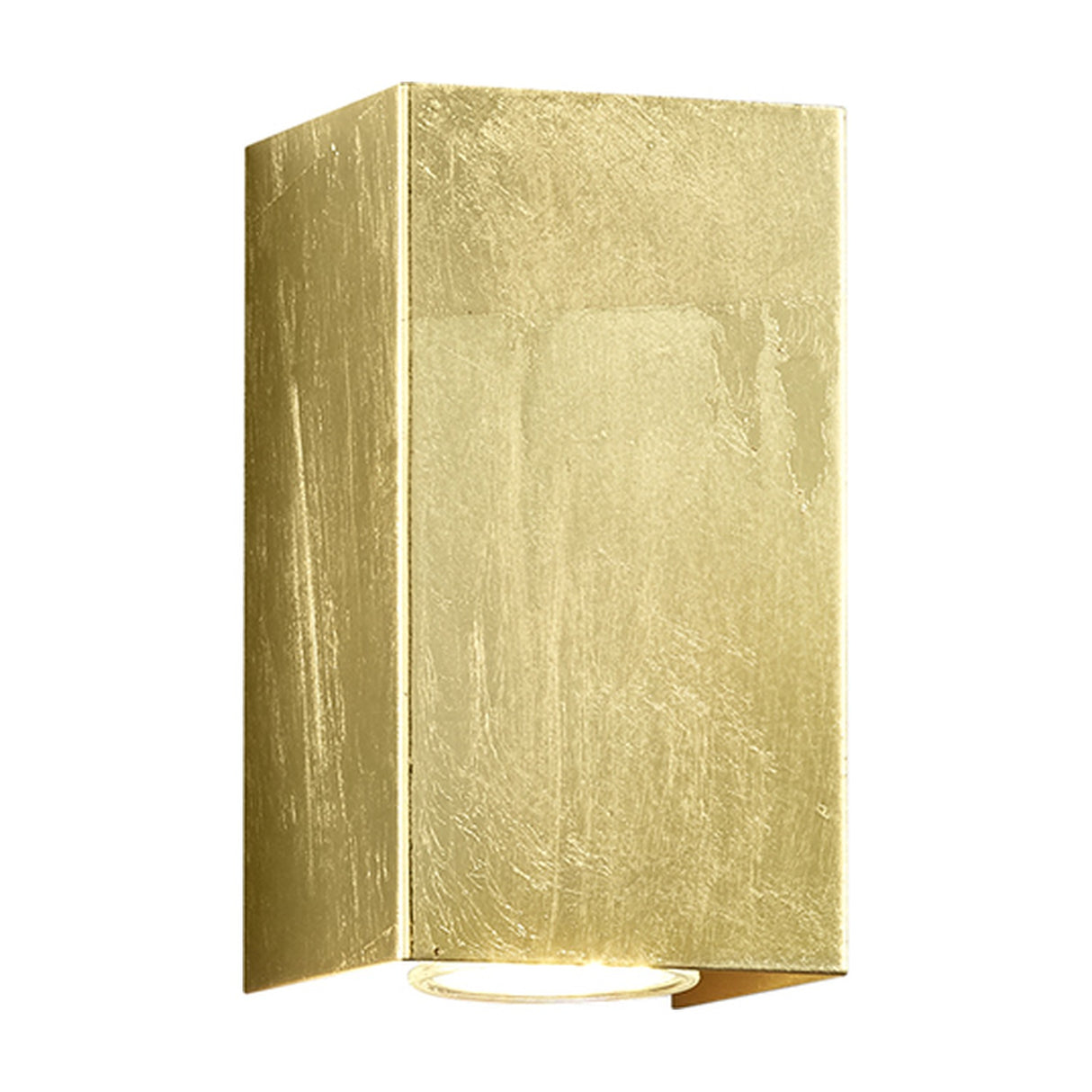 Cleo Up Down Square Wall Light – Gold
