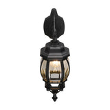 Elvo Lantern Down Outdoor Wall Light – Matt Black