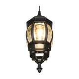 Elvo Lantern Down Outdoor Wall Light – Matt Black